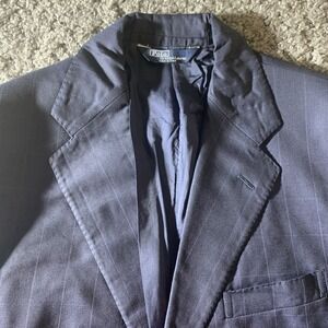 Polo Ralph‎ Lauren Suit Jacket Mens 39S Windowpane Cashmere Blend Blazer Sport